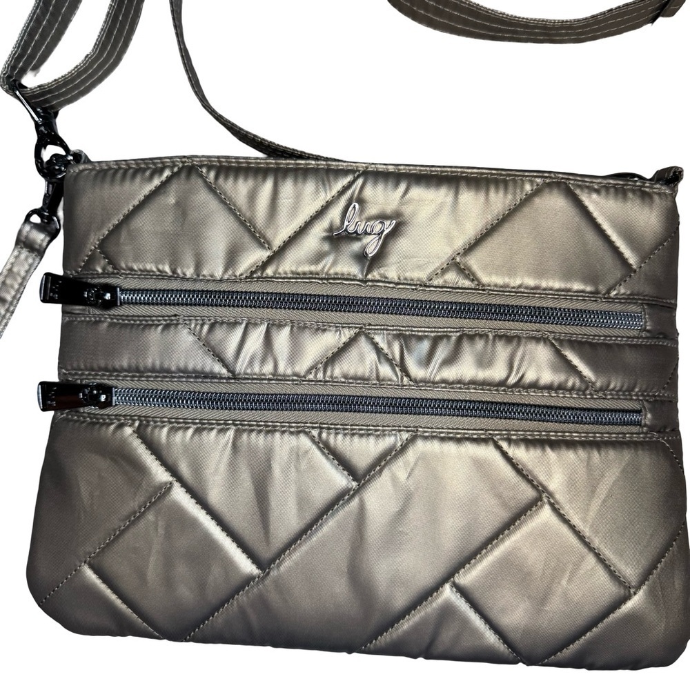 Lug Metallic Crossbody Bag - Picture 2 of 5